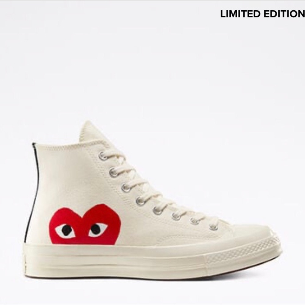 Converse x Play Commes de Garçon. Limited Edition High Top. NWT. Never worn